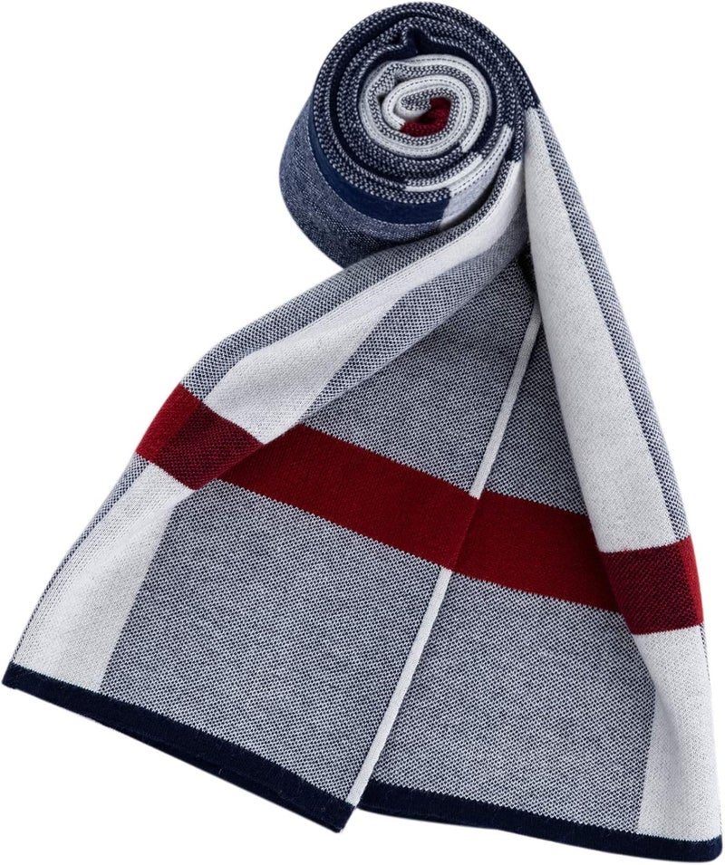 Lallier Men's Merino Wool Scarf, Long Winter Neckwear with Gift Box - Image 2